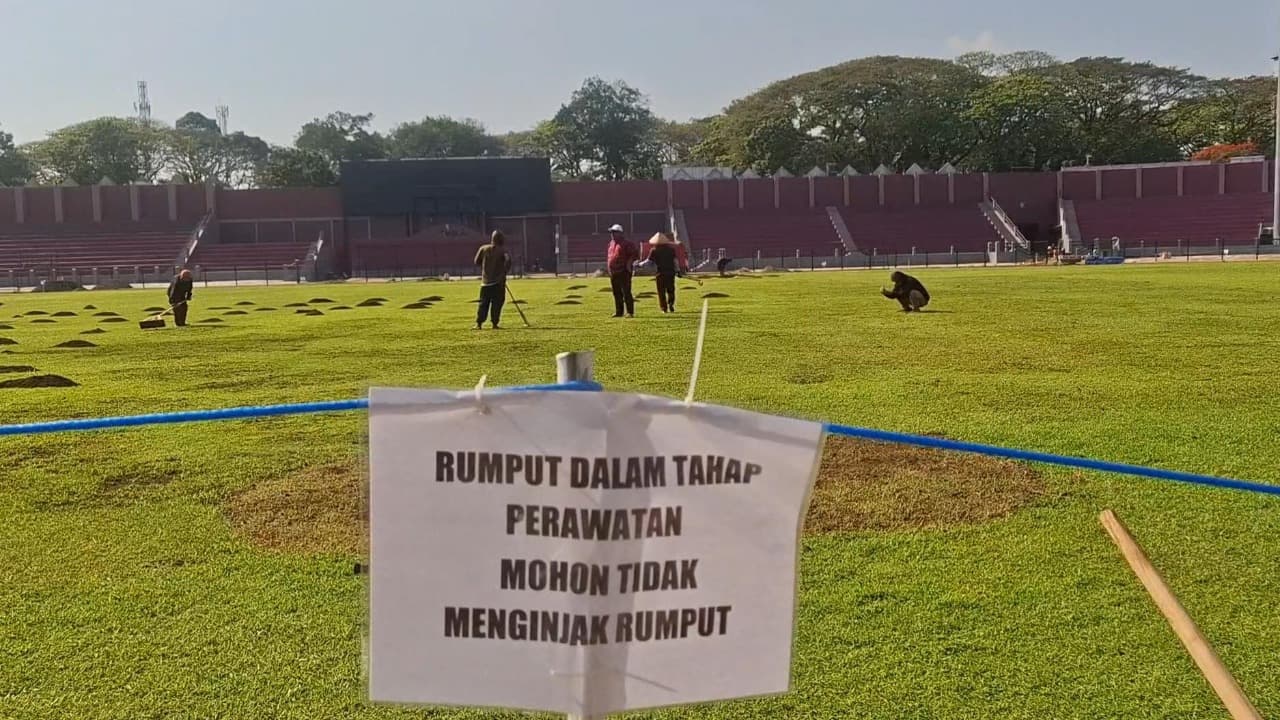 Progres Perbaikan Stadion Brawijaya Kediri Capai 98 Persen, Siap Sambut Super League 2025/2026