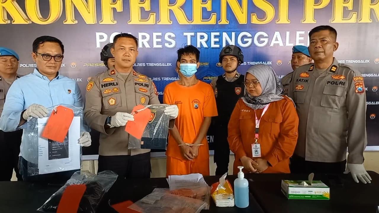 Modus Undian Mobil, Polres Trenggalek Tangkap Pelaku Penipuan Online