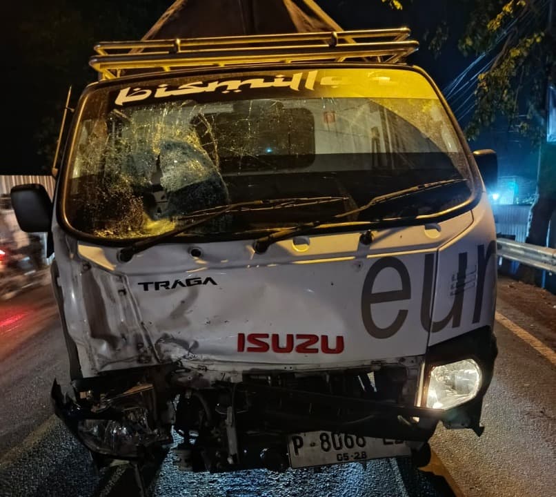 Adu Banteng Satria vs Pikap, Pemuda Asal Gresik Alami Luka Berat