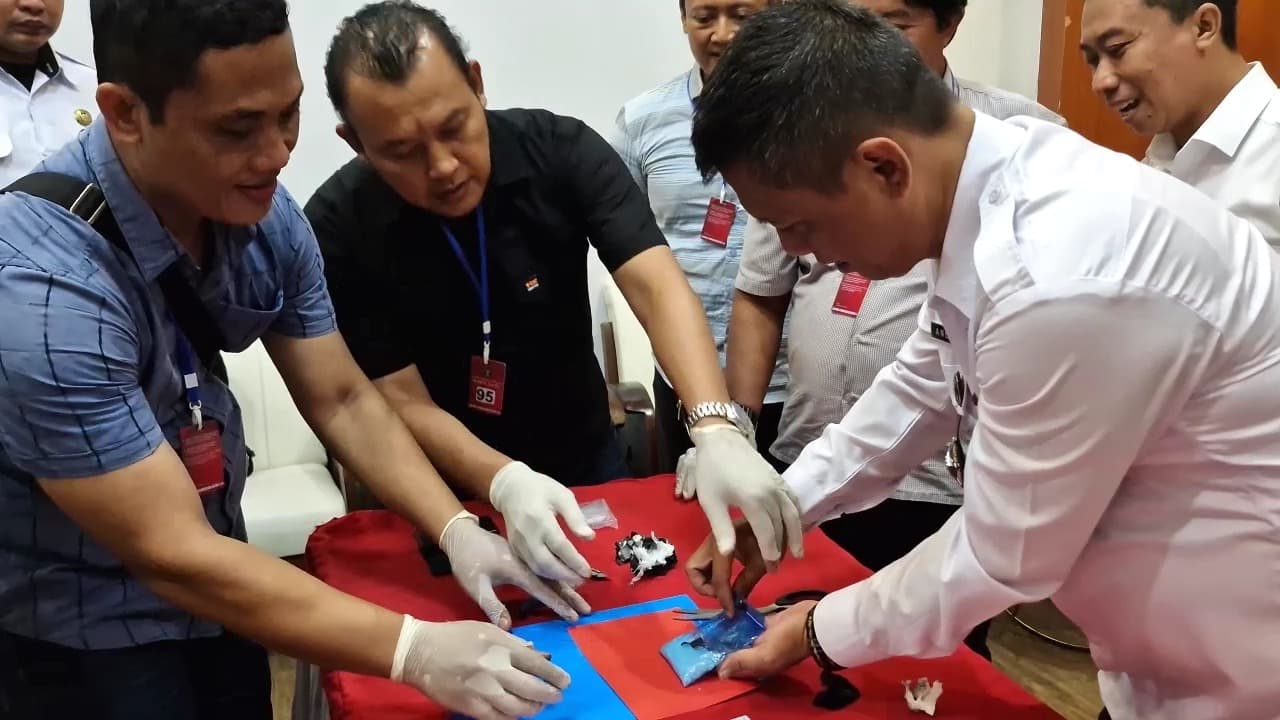 Petugas Gagalkan Penyelundupan Sabu di Lapas Kelas I Madiun, Disembunyikan Dalam Popok Bayi