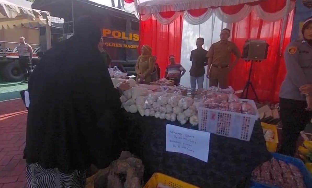 Wujudkan Gerakan Pangan Murah, Polres Magetan Siapkan 45 Ton Beras untuk Warga