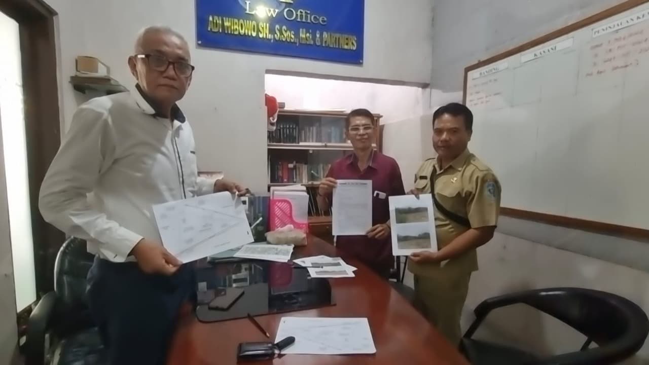 Tanah Diserobot, Kades Ngerawan Nganjuk Gugat Menteri Agraria