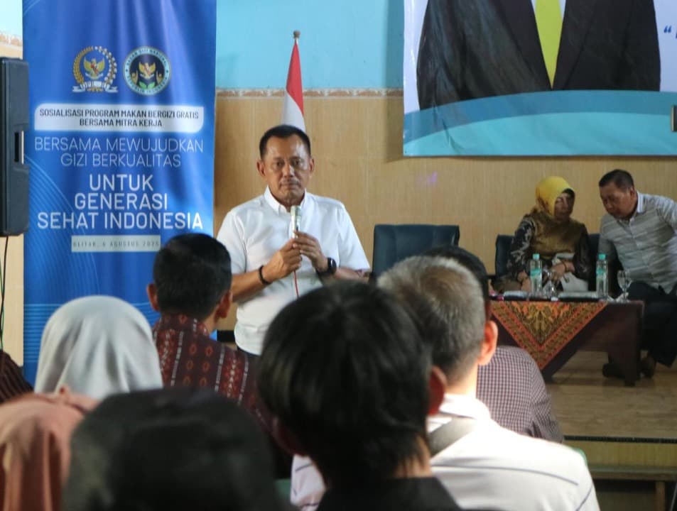 Sosialisasi Program MBG di Blitar, Heru Tjahjono: Cegah Stunting dan Malnutrisi