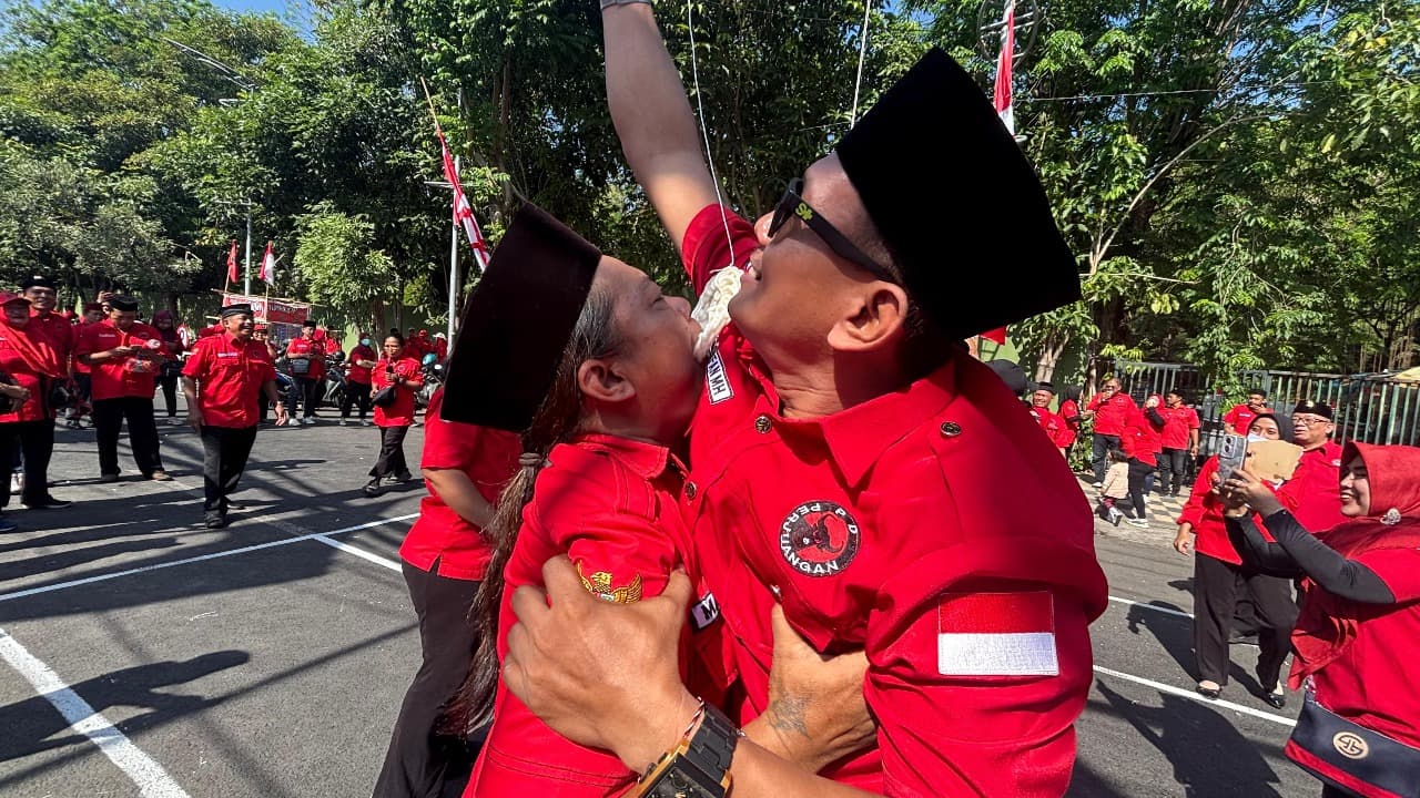 Peringati HUT ke-80 RI, DPC PDI Perjuangan Surabaya Ajak Kader Bersatu