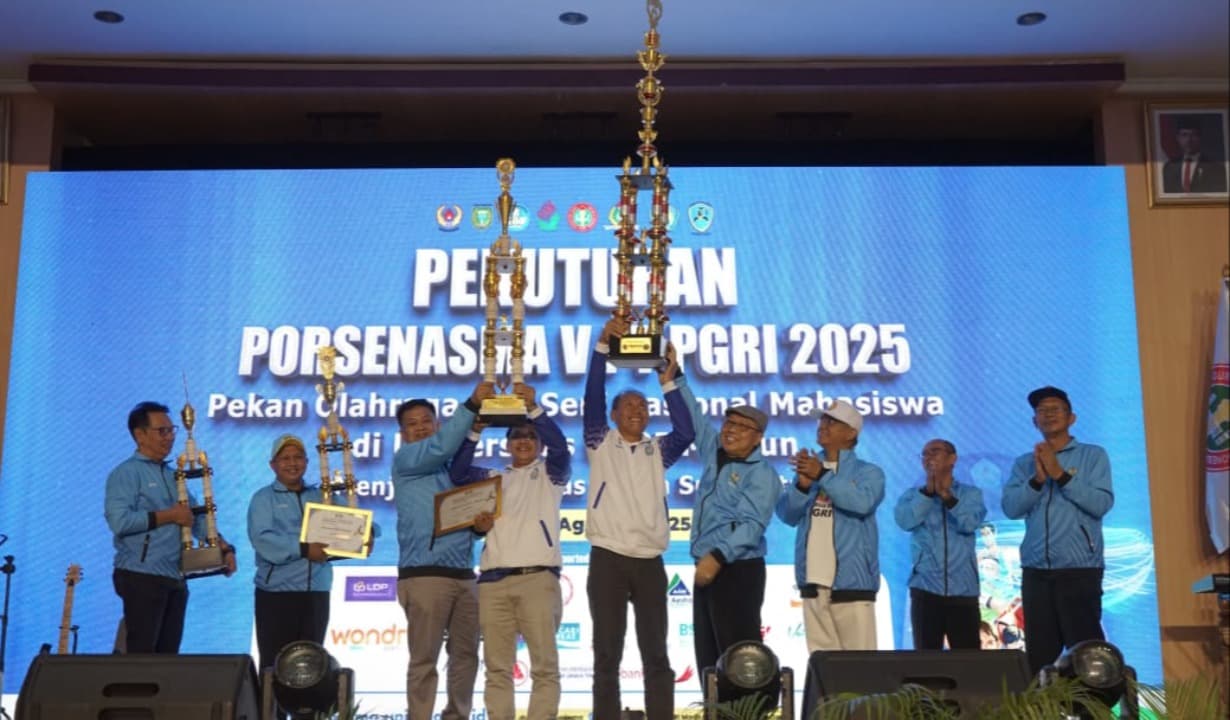 Cetak Atlet Juara Nasional, UNP Kediri Jadi Kampus Andalan di Porsenasma 2025