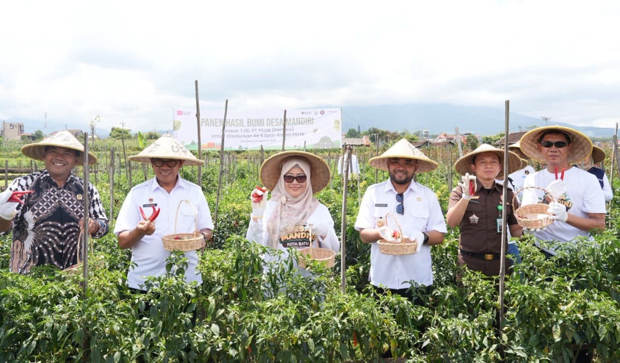 Dukung Ketahanan Pangan, PELNI Resmikan Desa Mandiri Pandanrejo di Kota Batu