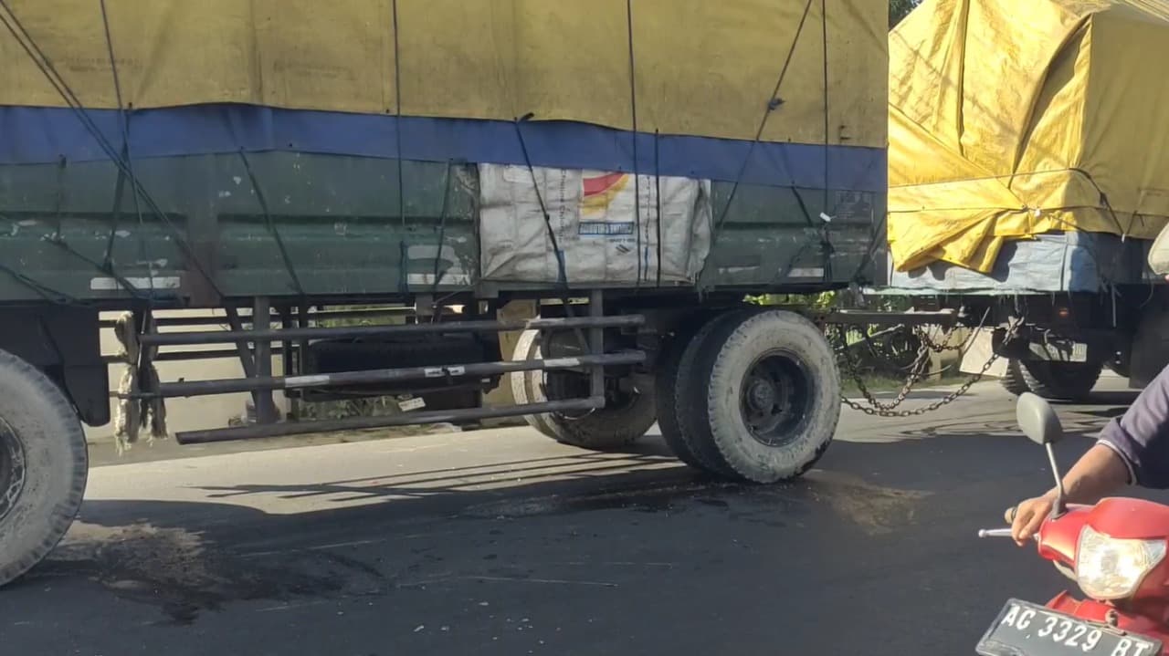 Kecelakaan Maut di Kediri, Dua Pemotor Tewas Terlindas Truk Gandeng
