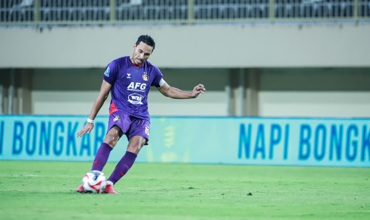 Ezra Walian Jadi Player of The Match PSBS Biak vs Persik Kediri