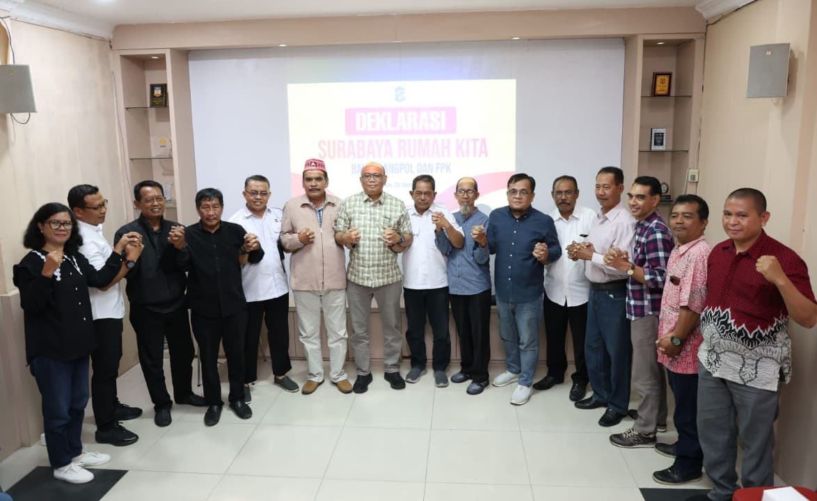 Deklarasi Surabaya Rumah Kita, FPK Ajak Warga Tolak Anarkisme dan Jaga Kampung