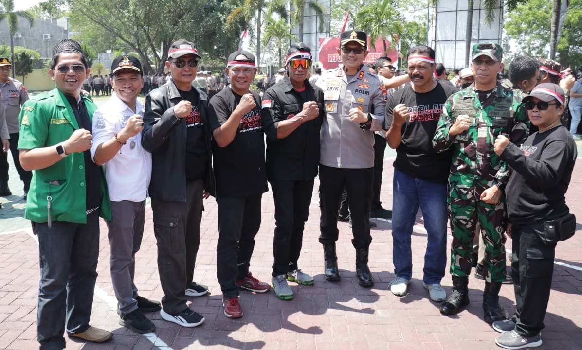 Ribuan Pesilat dan Organisasi Masyarakat Deklarasi Dukung Keamanan Magetan