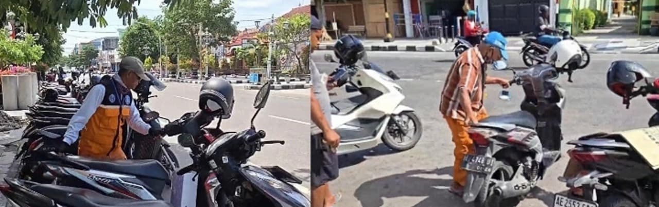 Parkir Liar Marak, Dishub Ponorogo Minta Warga Kenali Jukir Resmi