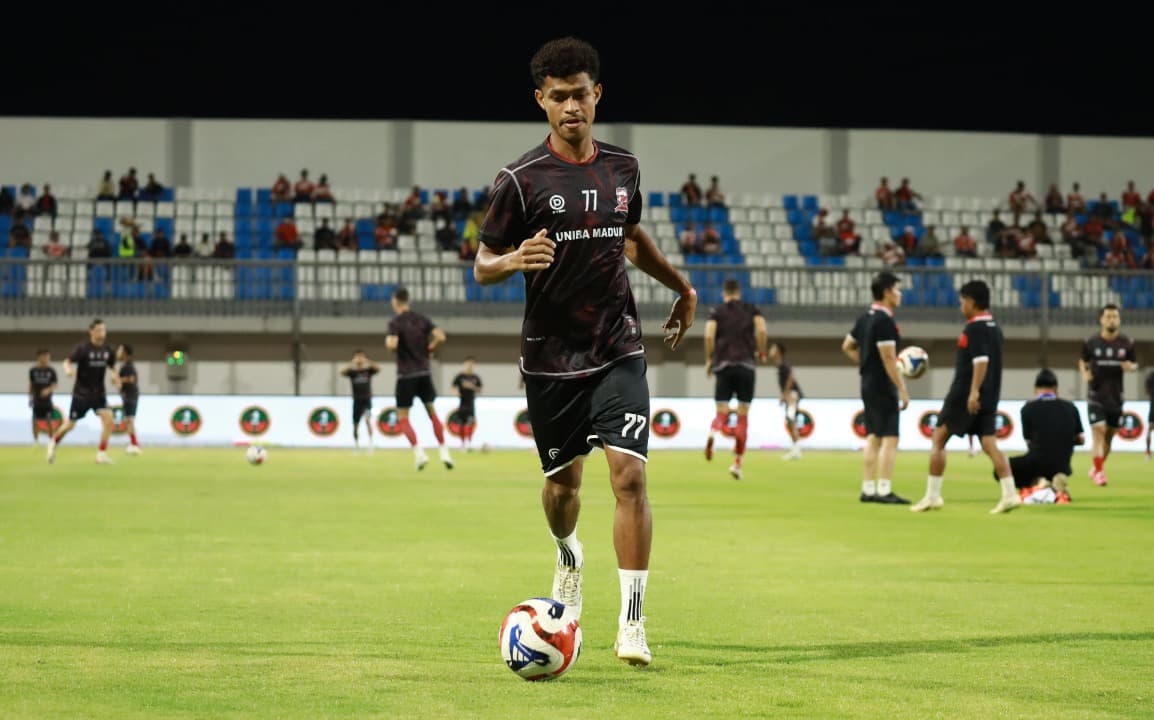 Fransiskus Alexandro Berambisi Bantu Madura United Raih Hasil Positif Kontra Bhayangkara FC
