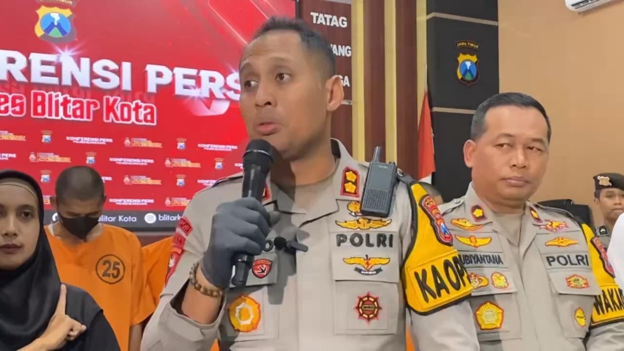 Kapolres Blitar Kota : Tersangka Jual Bibit dan Daun Ganja Kering hingga ke Malang