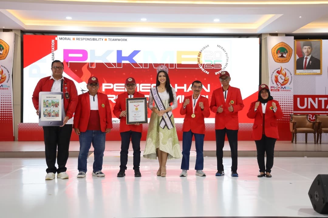 Maba Untag Surabaya Pecahkan Rekor MURI Komik Patriotisme Berbasis AI