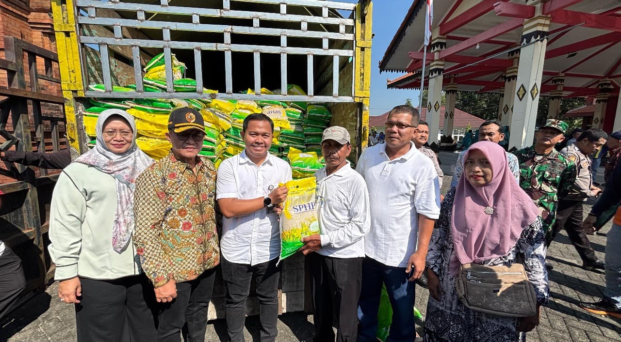 Program GPM Sukses, Bulog Mojokerto Salurkan 20 Ton Beras SPHP ke Seluruh Kecamatan