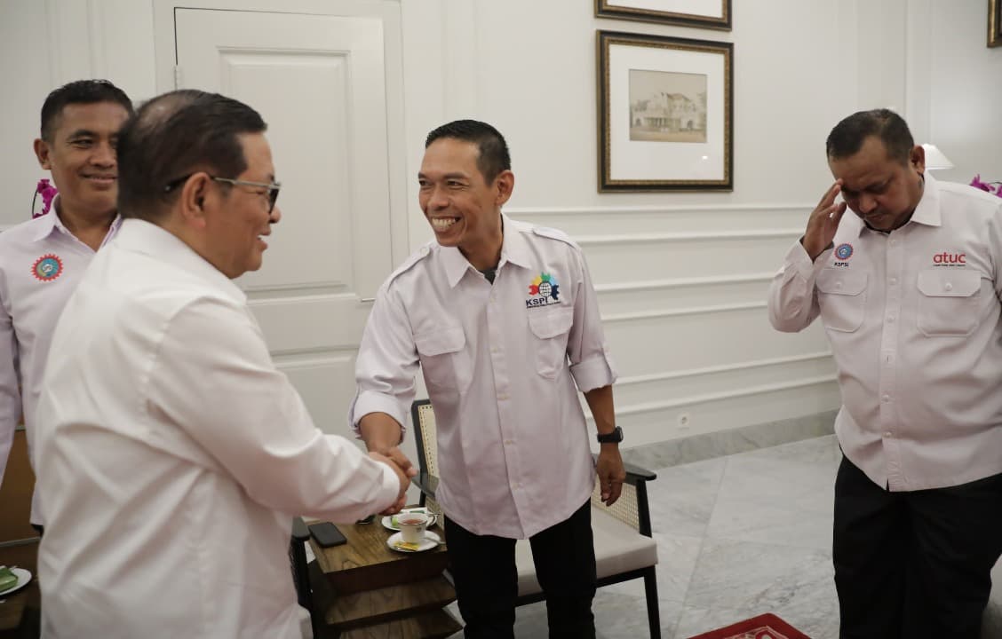 Bertemu Pramono Anung, KSPSI-KSPI Tuntut UMP Naik dan Outsourcing Dihapus
