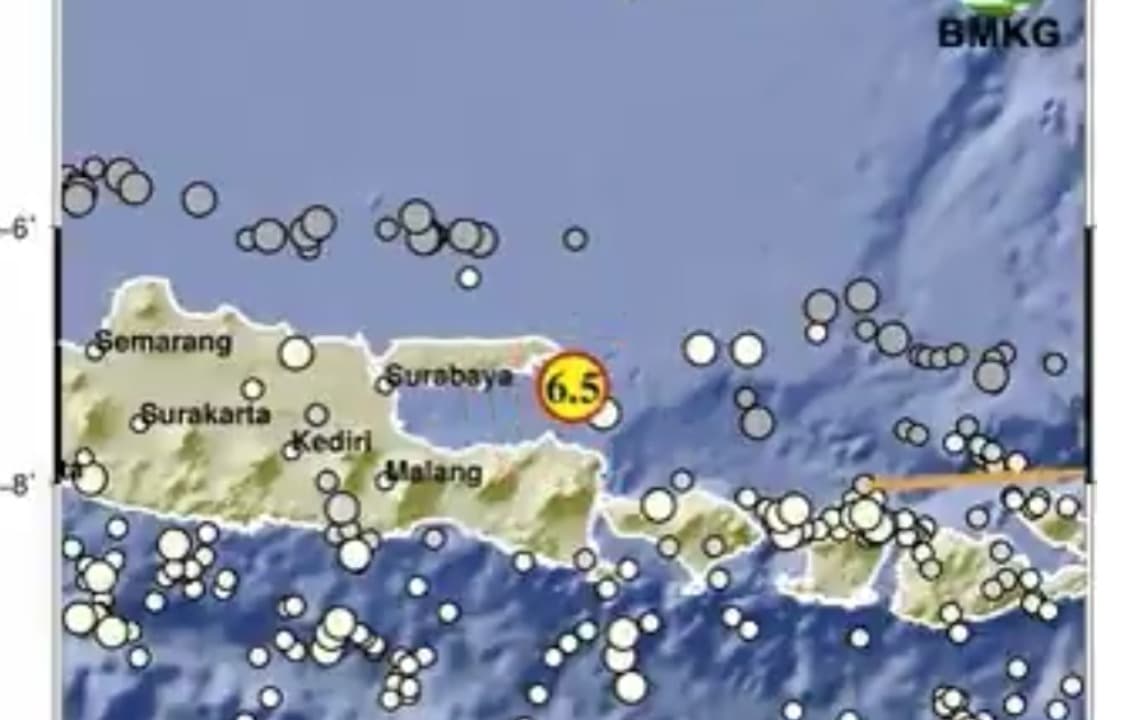 Sumenep Diguncang Gempa 6,5 SR di Laut Bali, Warga Berhamburan Keluar Rumah