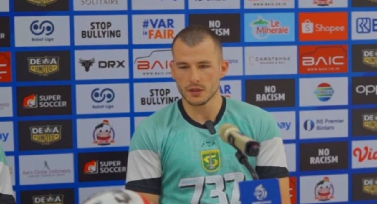 Baru Cetak 1 Gol, Striker Persebaya Mihailo Perovic Akui Persaingan Super League Ketat
