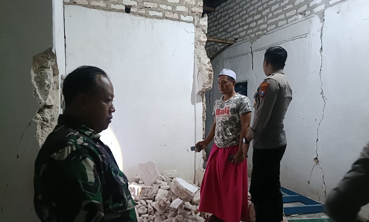 Update Gempa Sumenep: 109 Rumah dan 14 Fasilitas Umum Rusak Hingga Siang Ini