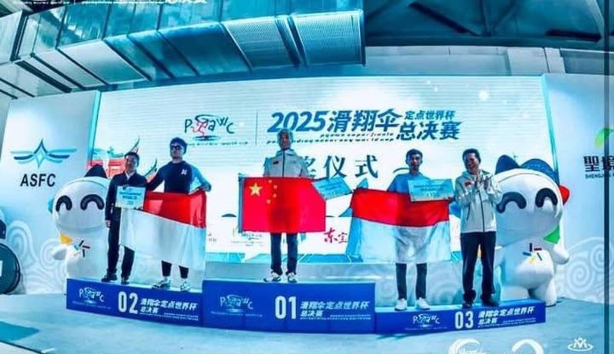 Atlet Muda Paralayang Indonesia Raih Juara Dunia di China