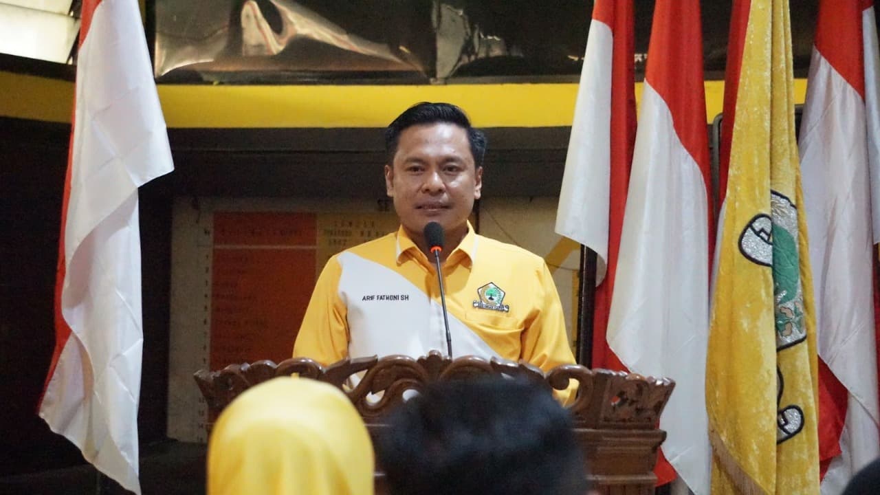 Serap Suara Warga, Arif Fathoni Tebar Giveaway di HUT ke-61 Partai Golkar