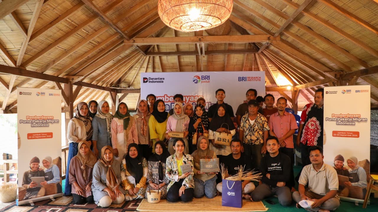 BRI Peduli Berdayakan Purna Pekerja Migran Indonesia di Lombok Timur
