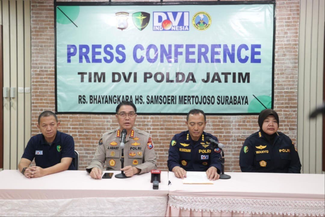 Tim DVI Polda Jatim Telah Berhasil Identifikasi 50 Jenazah Santri Al-Khoziny Sidoarjo