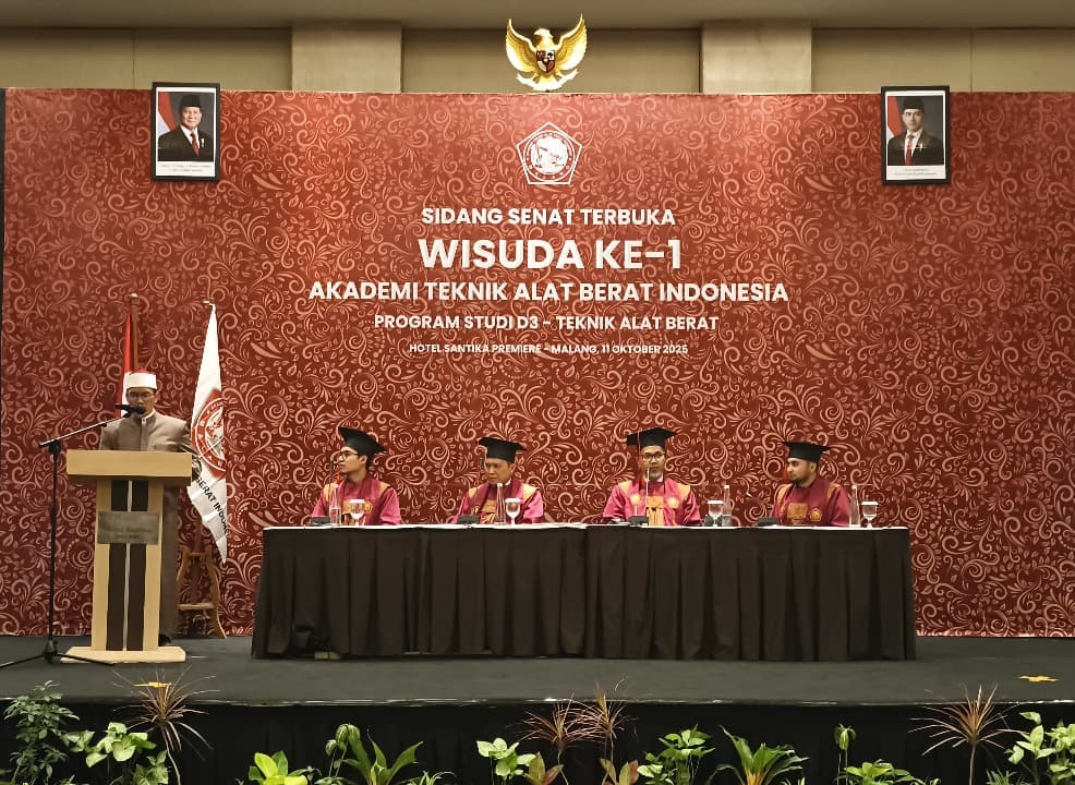 "Wisuda Perdana AKABI Cetak Lulusan Premium, Langsung Diserap Industri Alat Berat
