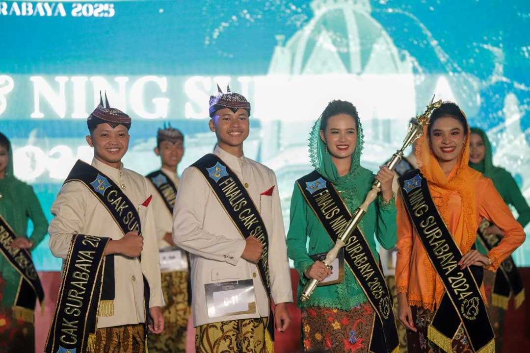 Vincentius Mario dan Mercia Meixi Terpilih Sebagai Cak dan Ning Surabaya 2025