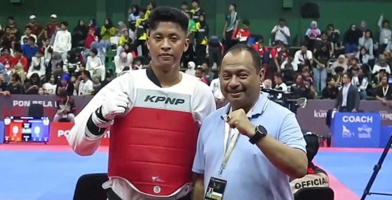 Taekwondo Sumbang Medali Emas Pertama untuk Jatim di PON Beladiri 2025