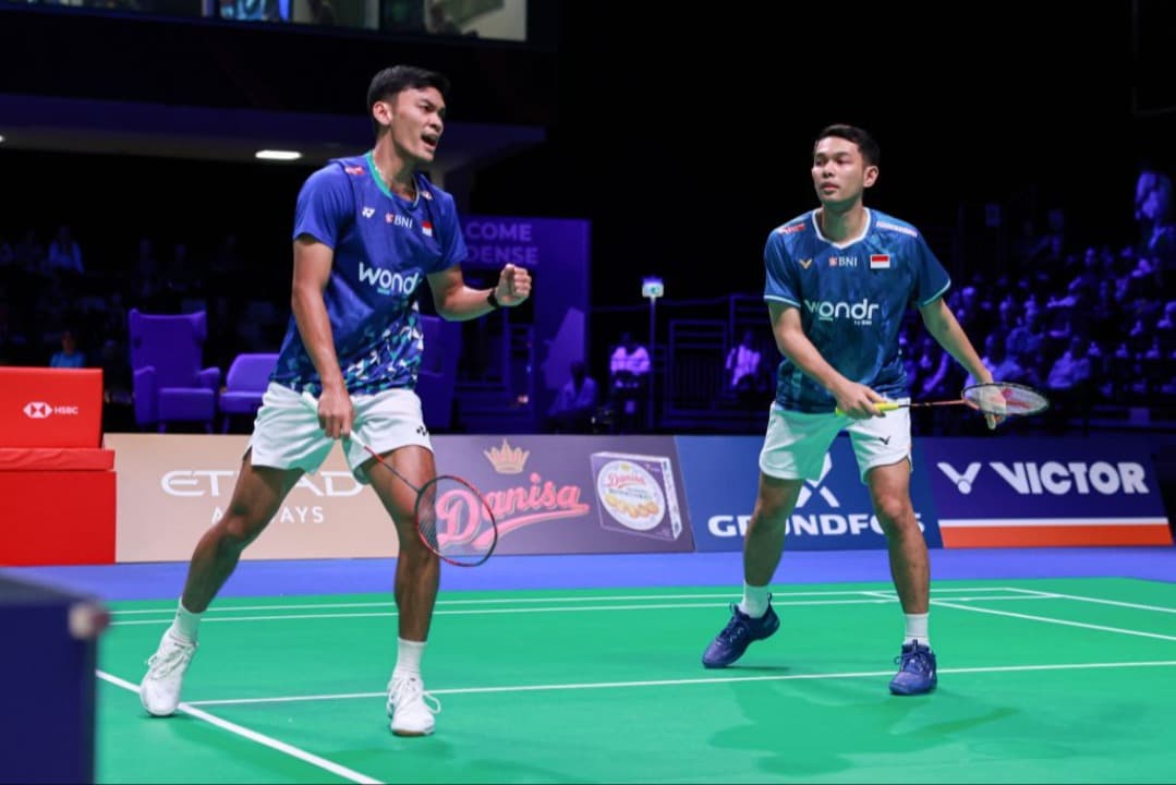 Hasil Denmark Open 2025: Singkirkan Ganda Putra Andalan China, Fajar/Fikri Melesat ke Partai Final