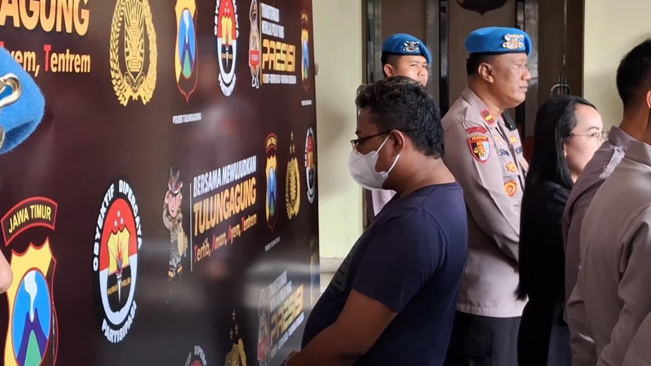 Sopir Bus Harapan Jaya Ditahan sebagai Tersangka Kecelakaan Maut di Tulungagung