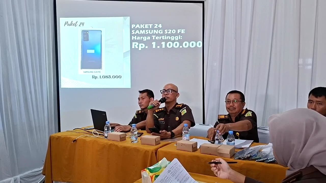Kejari Lelang 26 Paket Barang Bukti Narkotika, Harga Termurah Jadi Rebutan