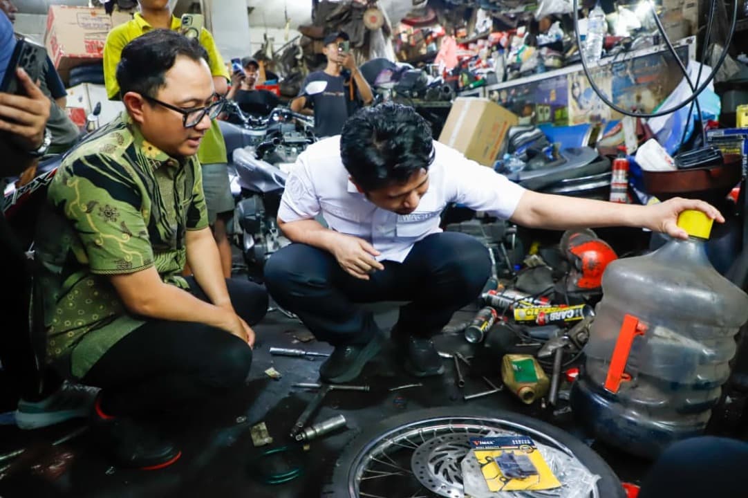 Pastikan Penanganan Motor Brebet, Wagub Emil Datangi Bengkel Rujukan Pertamina