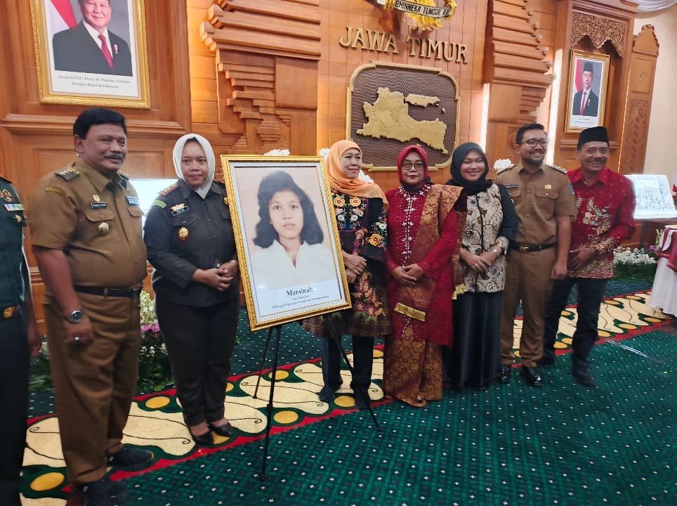 Gubernur Khofifah Gelar Tasyakuran Marsinah Dianugerahi Pahlawan Nasional