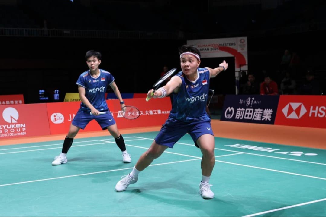 Jadwal Kumamoto Masters 2025: Apri/Fadia Tantang Unggulan Tuan Rumah, 3 Wakil Lain Bertemu Lawan Mudah