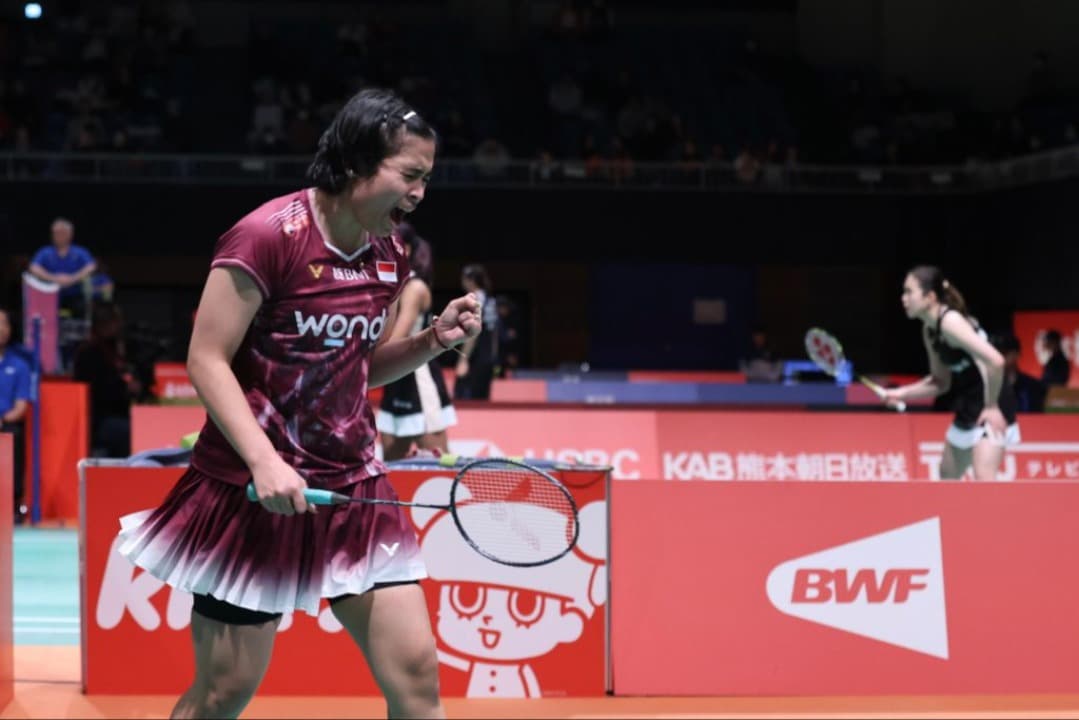 Hasil Kumamoto Masters 2025: Gregoria Melaju ke Perempat Final, Apri/Fadia Dihentikan Pasangan Tuan Rumah