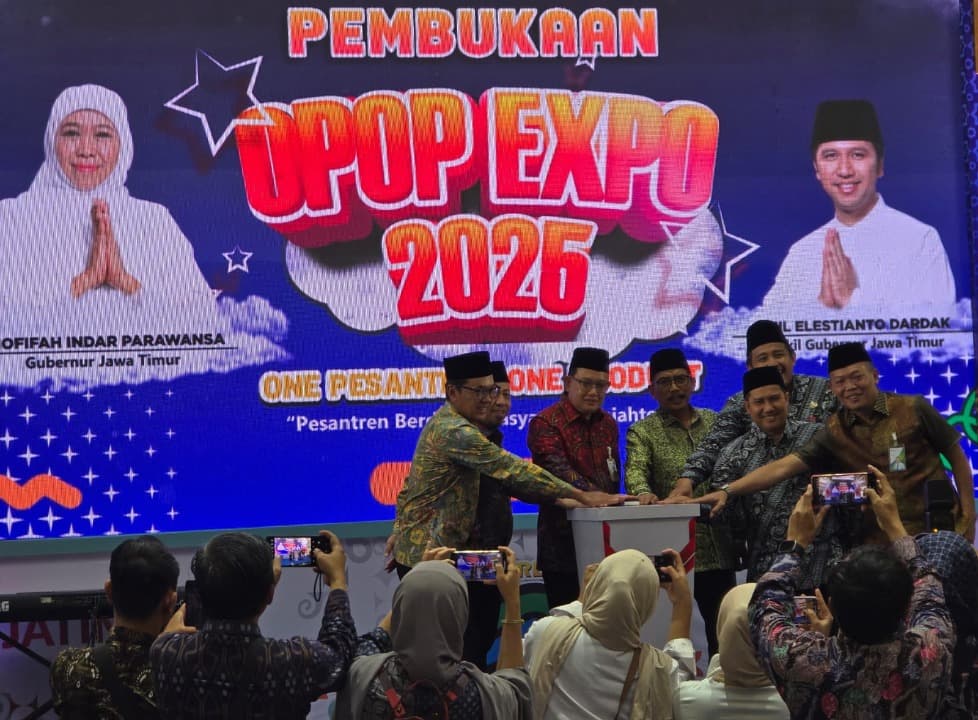 OPOP Expo 2025 Resmi Dibuka, Pemprov Jatim Apresiasi Digitalisasi Produk Pesantren