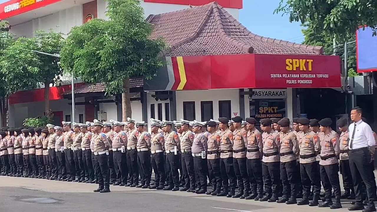 75 Personel Diterjunkan, Operasi Patuh Semeru di Ponorogo Sasar 7 Pelanggaran Utama