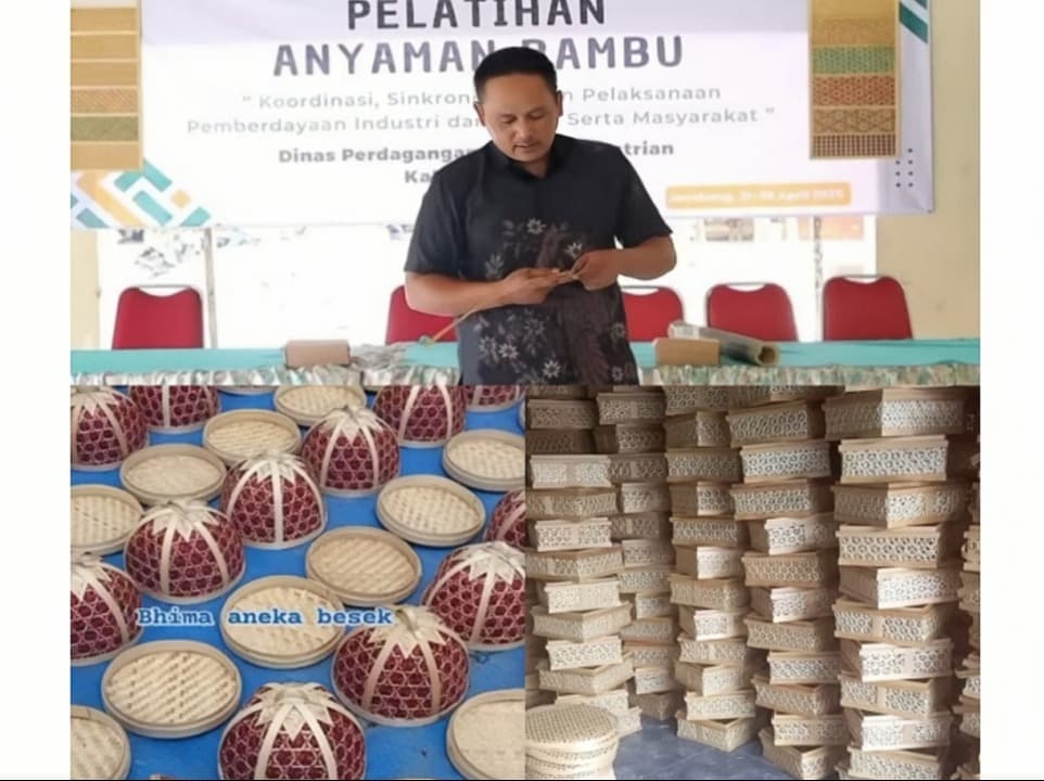 Dari Bambu Jadi Berkah: Kisah Sukses Bhima Aneka Besek dari Jombang
