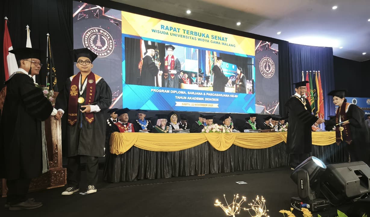 Universitas Widya gama Malang Pacu Inovasi di Wisuda ke-85, Buka Fakultas & Prodi Baru yang Langka