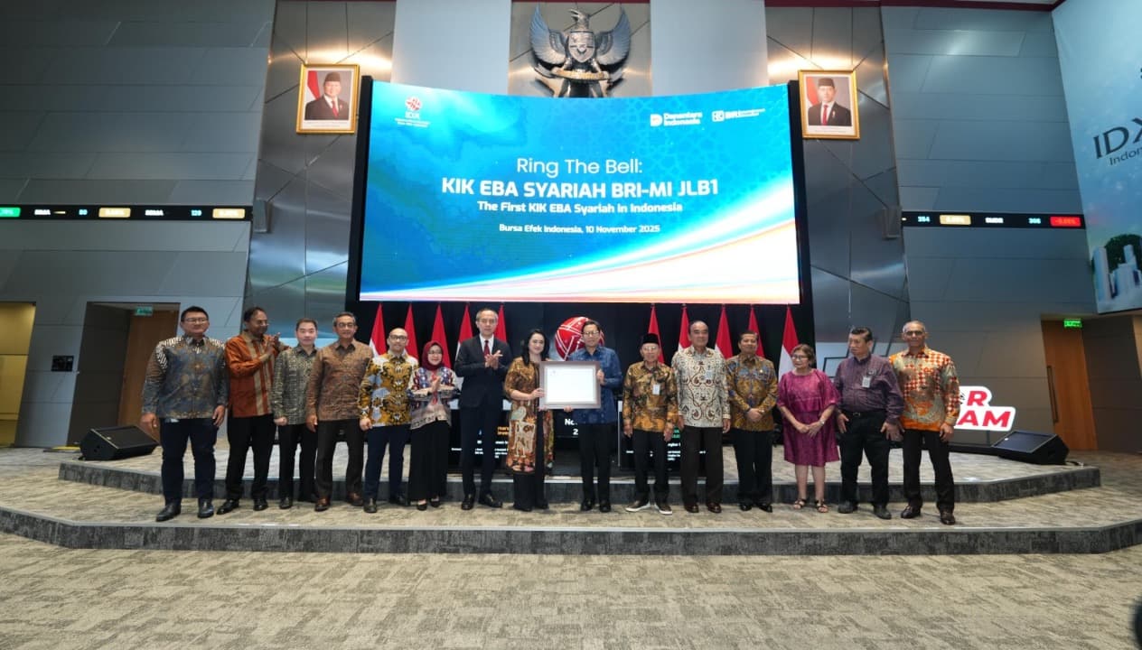BRI-MI Catatkan KIK EBA Syariah Infrastruktur Pertama di BEI Senilai Rp1,95 Triliun