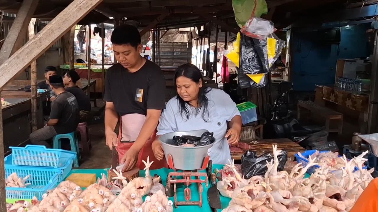 Jelang Natal dan Tahun Baru, Harga Daging Ayam di Kediri Merangkak Naik