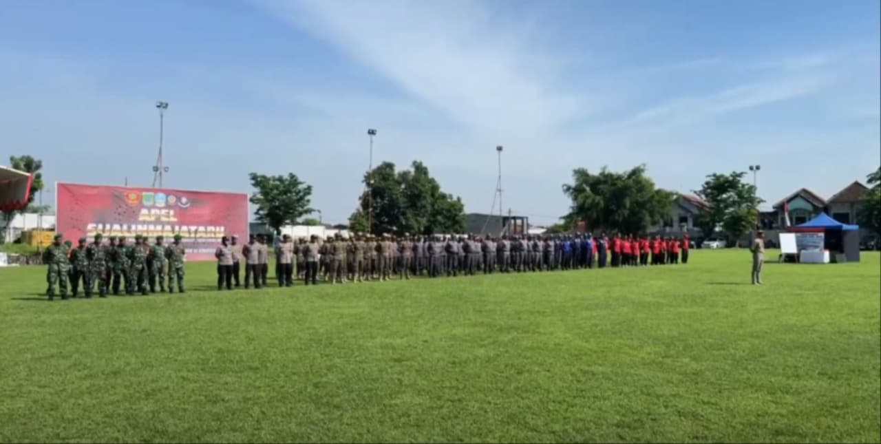 Pemprov Jatim dan Satpol PP Gelar Apel Sijalinmajataru di Pasuruan, Perkuat Kesiapsiagaan Linmas