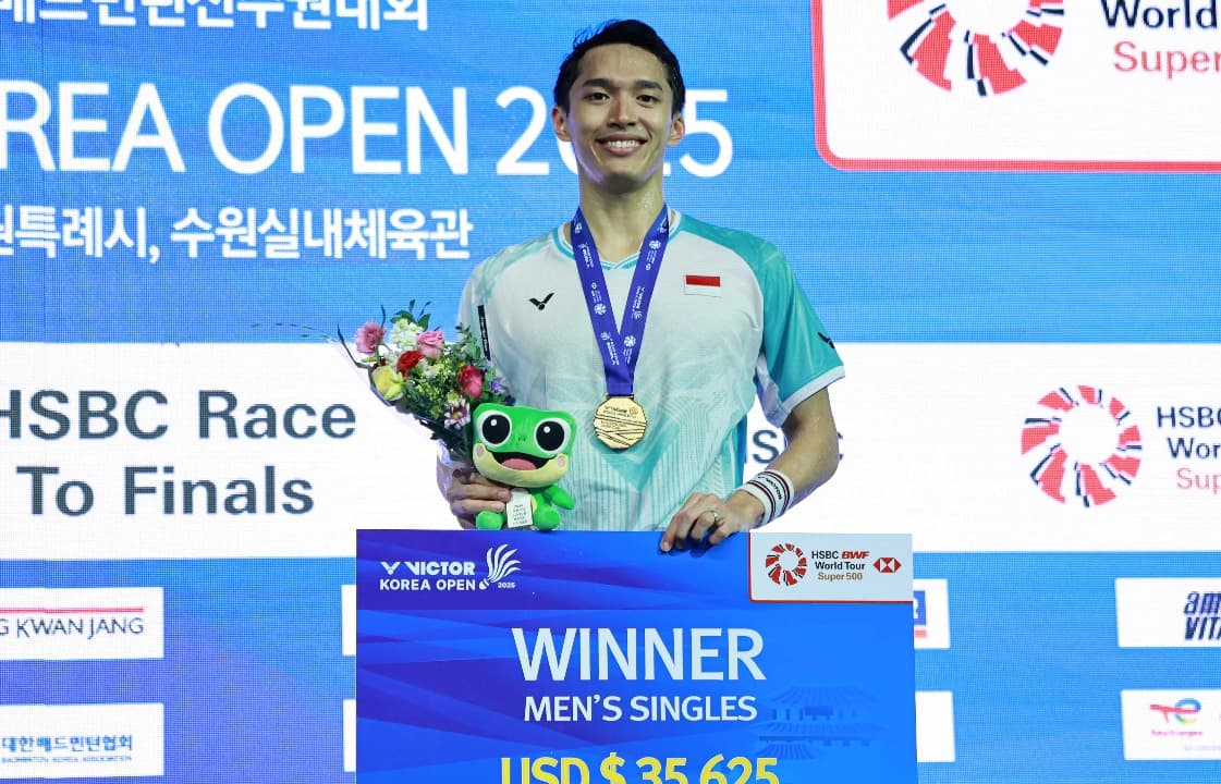 Daftar Pebulu Tangkis Tunggal Putra di BWF World Tour Finals 2025: Jonatan Christie Wakil Semata Wayang Indonesia