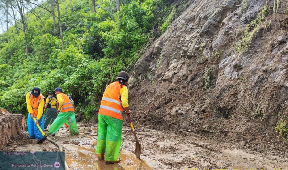BPBD Kabupaten Mojokerto Ukur Kerentanan Tanah di Jalur Cangar-Pacet