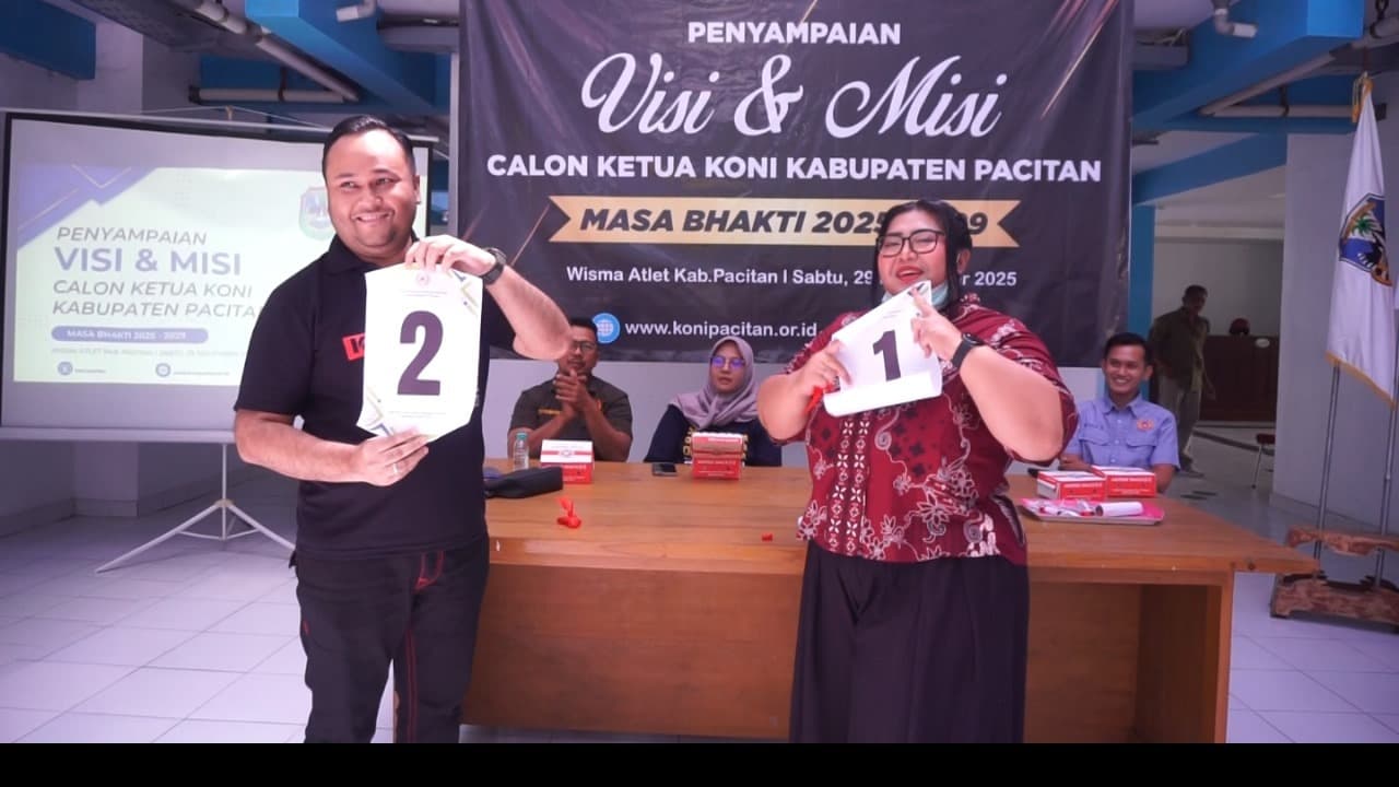 Perebutan Kursi Ketua KONI Pacitan Memanas, Dua Kandidat Saling Adu Gagasan