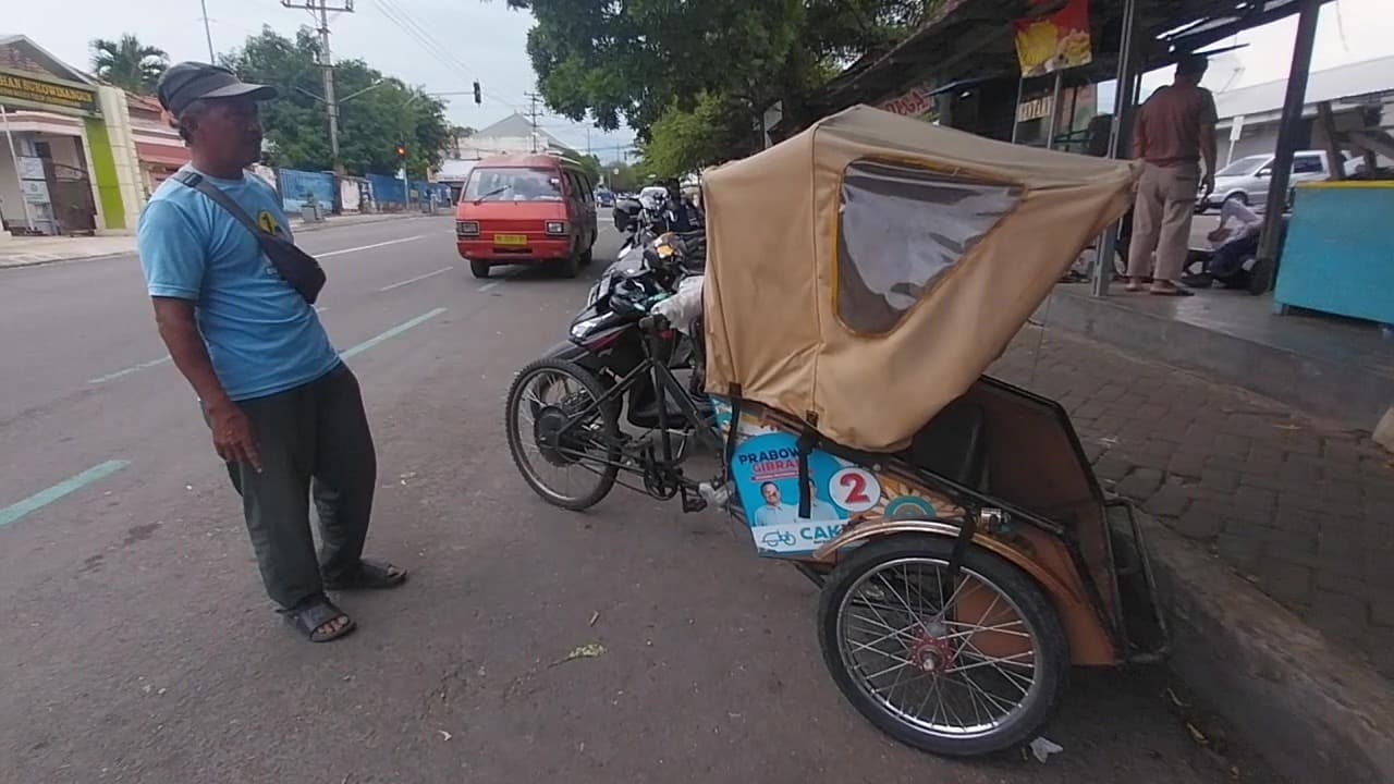 Bantuan Becak Listrik Ringankan Beban Pembecak Namun Terkendala Service