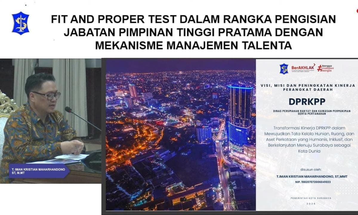Iman Kristian Jalani Fit and Proper Test Kepala DPRKPP