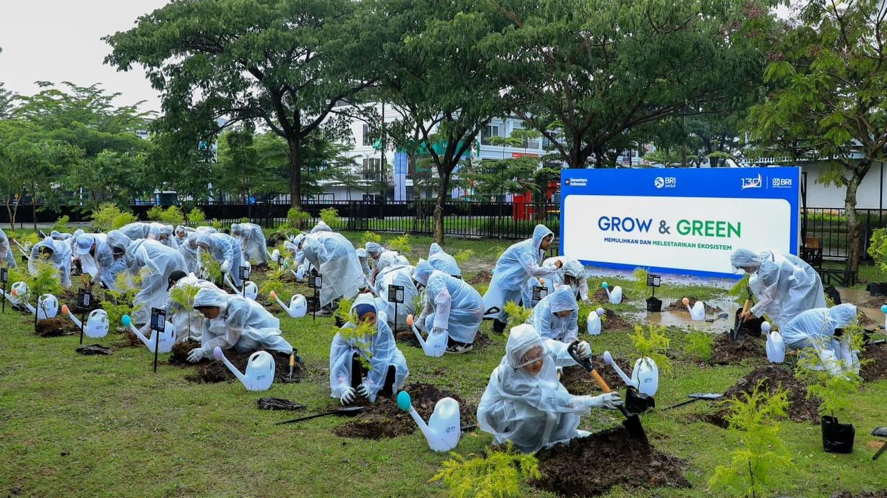 BRI Tanam 3.000 Pohon di Bandung, Bukti Komitmen pada ESG dan Keberlanjutan Lingkungan